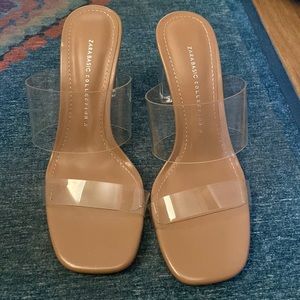 Zara Transparent Heel sandal